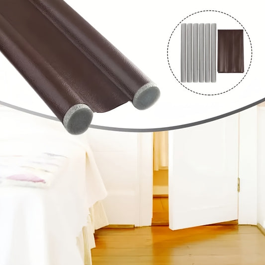 37 Inch Double Door Draft Stopper, Door Bottom Seal Sound Insulation Threshold Gasket Adjustable Draft Stopper For Bottom Of Door Soundproof, Windproof, Block Light, Insect Resistant, Under Door Noise Blocker