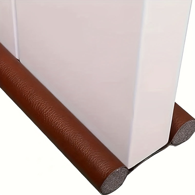 37 Inch Double Door Draft Stopper, Door Bottom Seal Sound Insulation Threshold Gasket Adjustable Draft Stopper For Bottom Of Door Soundproof, Windproof, Block Light, Insect Resistant, Under Door Noise Blocker