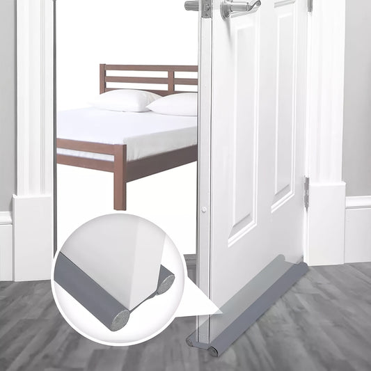 36 Inch Under Door Draft Noise Blocker Black Gap Stoppers Entry Door Draft Strip