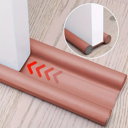 37 Inch Double Door Draft Stopper, Door Bottom Seal Sound Insulation Threshold Gasket Adjustable Draft Stopper For Bottom Of Door Soundproof, Windproof, Block Light, Insect Resistant, Under Door Noise Blocker