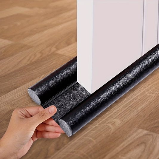 37 Inch Double Door Draft Stopper, Door Bottom Seal Sound Insulation Threshold Gasket Adjustable Draft Stopper For Bottom Of Door Soundproof, Windproof, Block Light, Insect Resistant, Under Door Noise Blocker