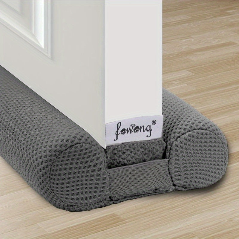 Door Draft Stopper 36 Inch Adjustable Draft Stopper for Bottom of Doors 30 to 36 Soundproofing Noise Blocker Cover Gap up to 1.5 Grey