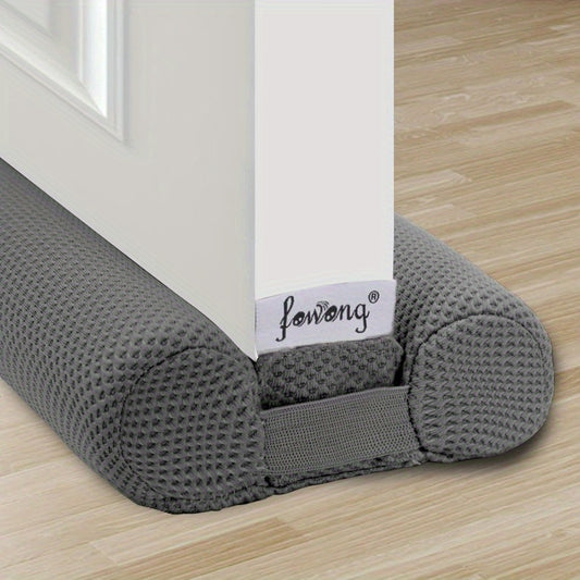 Door Draft Stopper 36 Inch Adjustable Draft Stopper for Bottom of Doors 30 to 36 Soundproofing Noise Blocker Cover Gap up to 1.5 Grey