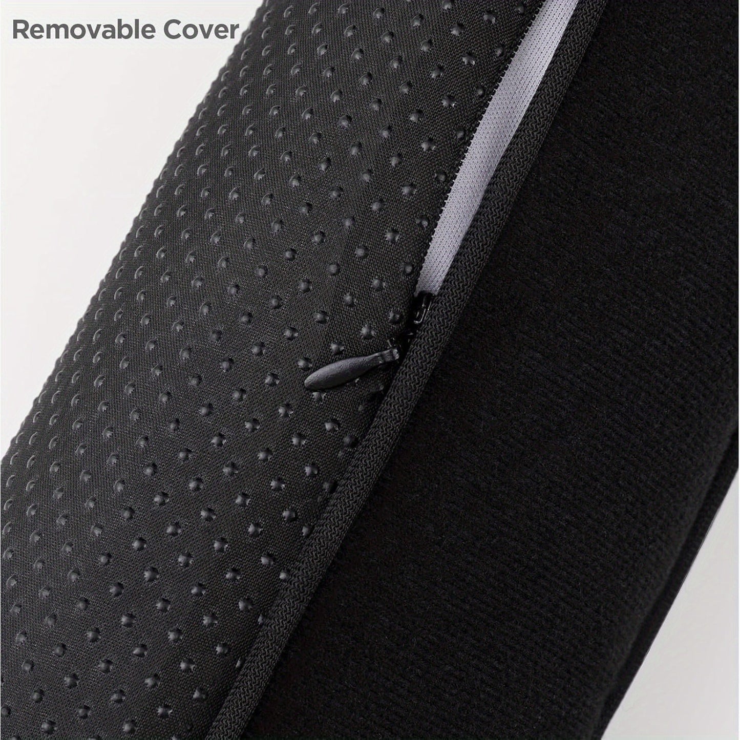 2pcs 38" Black Weighted Door Draft Stopper with Glass Beads &, Machine Washable, Soundproof Under Door Blocker with Anti-Abrasion Bottom, Adjustable Straps for Secure Fit, Home Insulation | Sleek Black Design | Fabric Construction